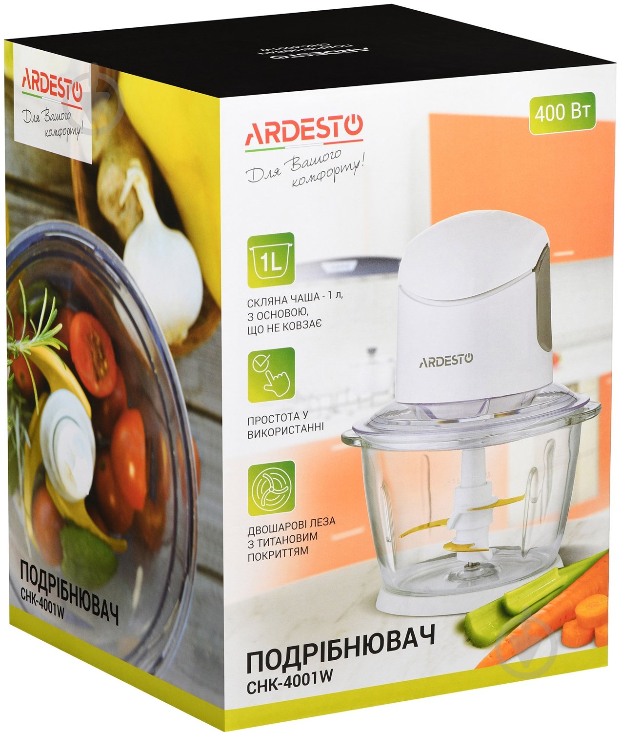 Блендер стационарный Ardesto CHK-4001W - фото 4 Блендер стационарный Ardesto CHK-4001W - фото 4