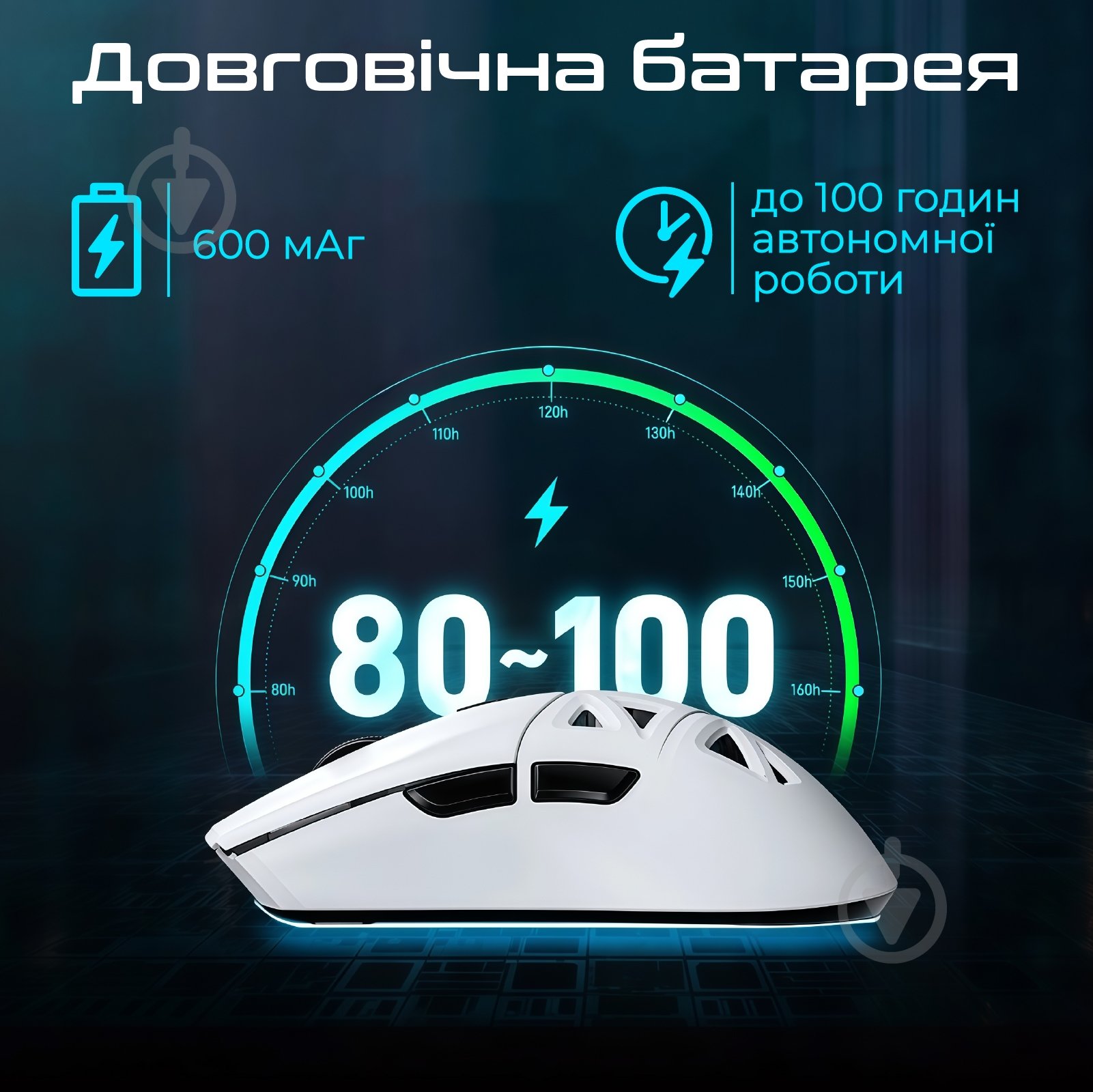 Игровая мышь RAWM white (SA-SL01C.white) - фото 5