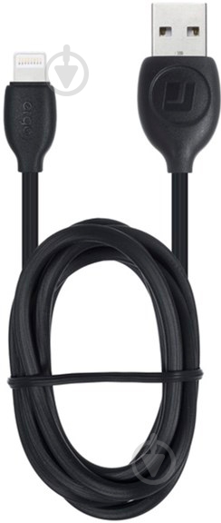 Кабель Ergo Lightning – USB 1 м черный (LI97) Lightning - фото 2 Кабель Ergo Lightning – USB 1 м черный (LI97) Lightning - фото 2