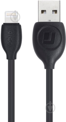 Кабель Ergo Lightning – USB 1 м черный (LI97) Lightning - фото 1 Кабель Ergo Lightning – USB 1 м черный (LI97) Lightning - фото 1