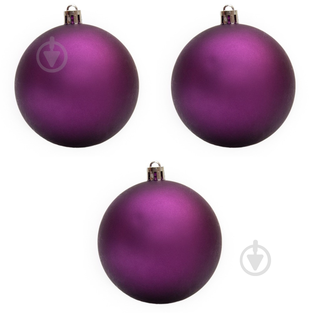 Набор елочных шаров Девилон 251468 d80 мм 3 шт./уп. - фото 1 Набор елочных шаров Девилон 251468 d80 мм 3 шт./уп. - фото 1