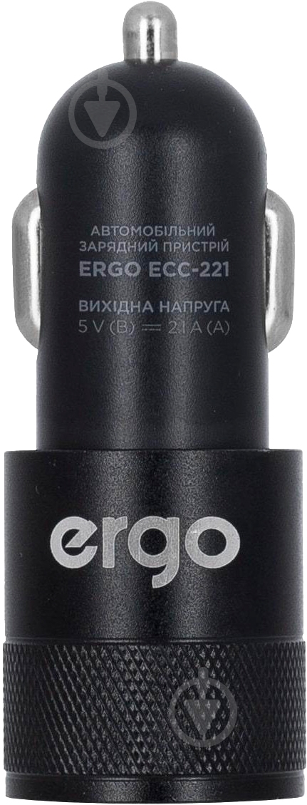 Автомобильное зарядное устройство Ergo EСC-221 (B) - фото 2 Автомобильное зарядное устройство Ergo EСC-221 (B) - фото 2