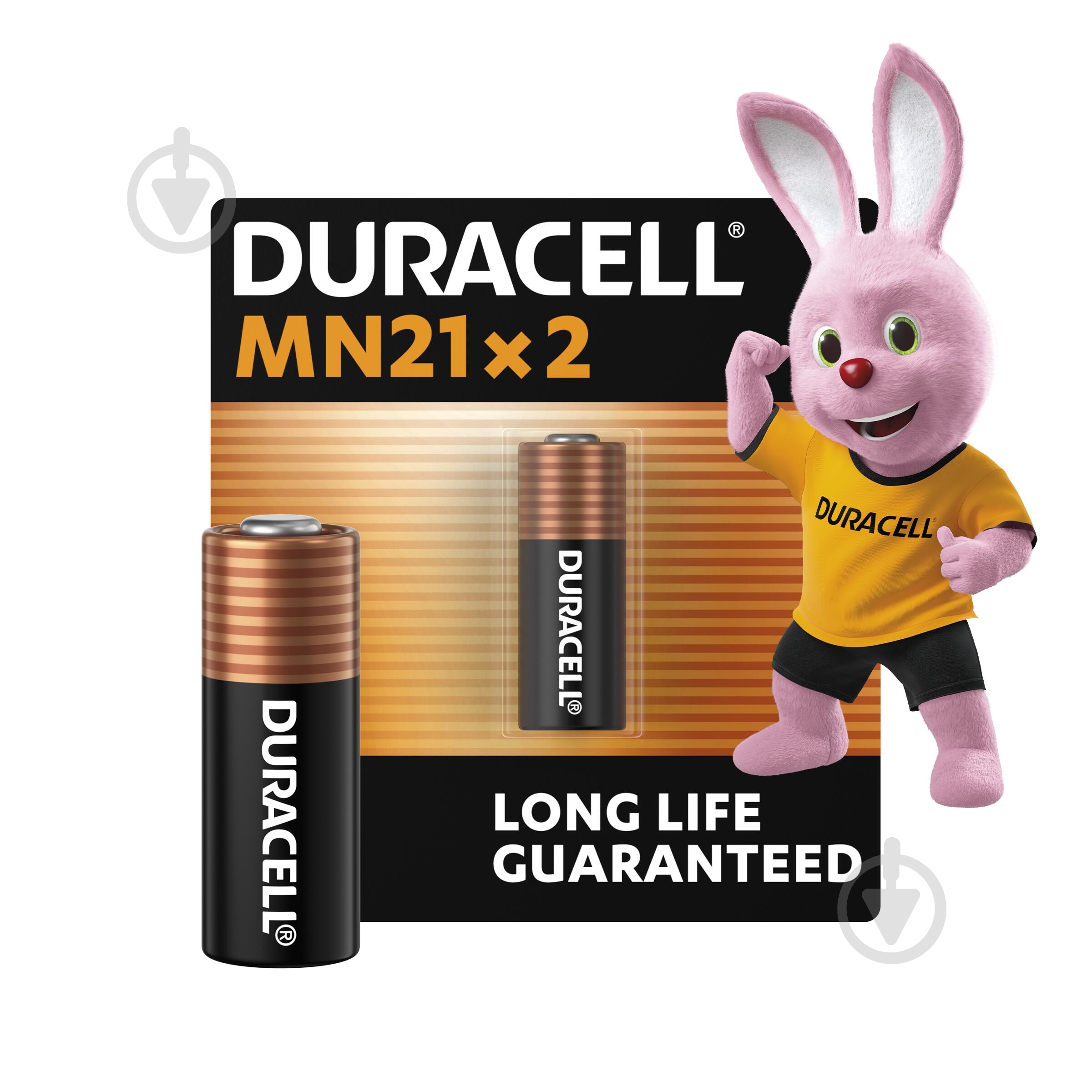 Батарейка щелочная Duracell специализированная A23/23A/V23GA/LRV08/8LR932 MN21 2 шт. - фото 1