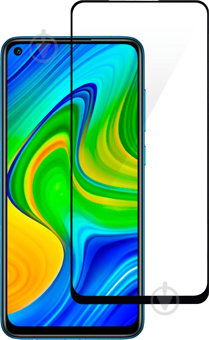 Защитное стекло 2E Basic для Xiaomi Redmi Note 9 (2E-MI-N9-SMFCFG-BB) - фото 1