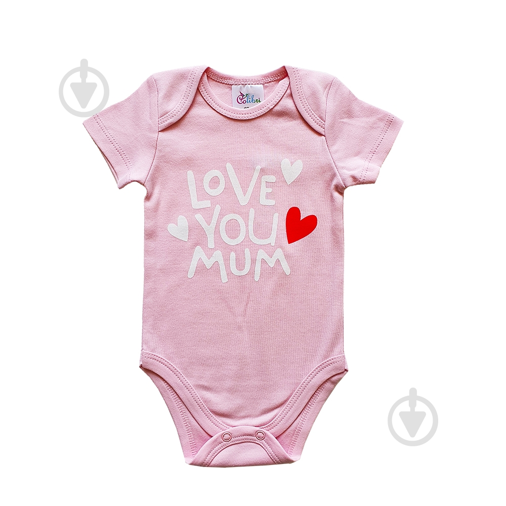 Боди для девочек для девочки Colibri р.74 розовый G3080 - фото 1