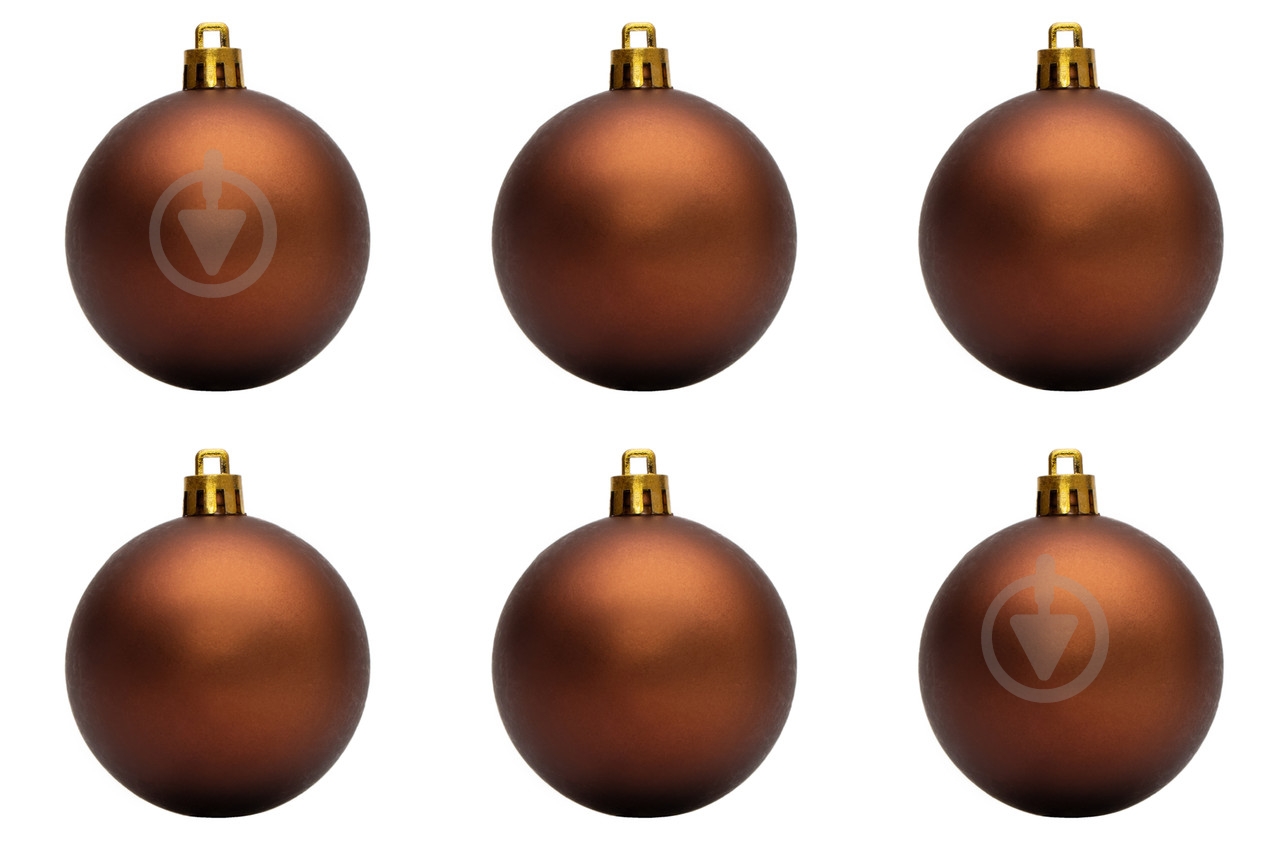 Набор елочных шаров Девилон 251529 d60 мм 6 шт./уп. - фото 2 Набор елочных шаров Девилон 251529 d60 мм 6 шт./уп. - фото 2