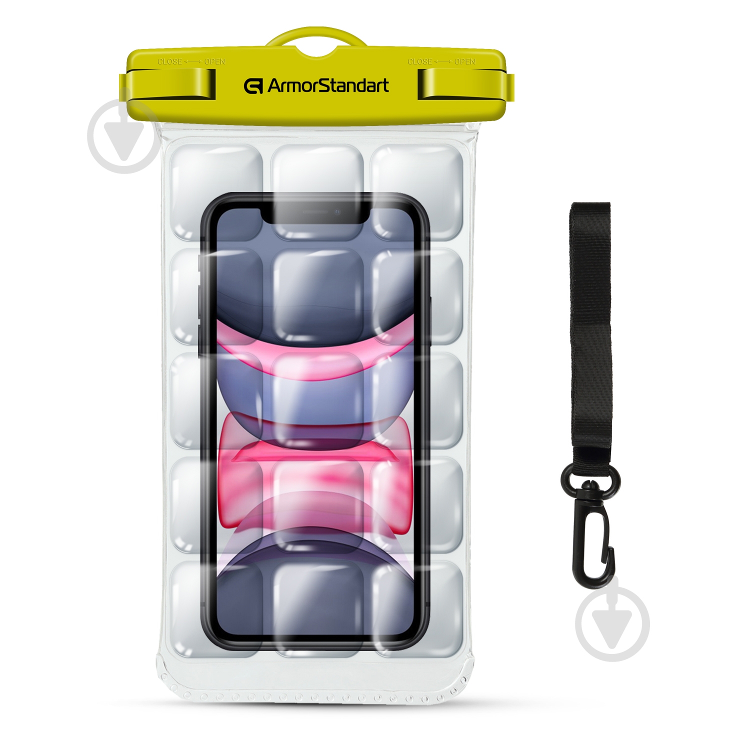 Чехол Armorstandart CapsulePro Waterproof Floating Case Yellow (ARM59235) - фото 1