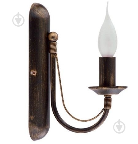 Бра Nowodvorski Ares 1x60 Вт E14 чорний 202 - фото 1