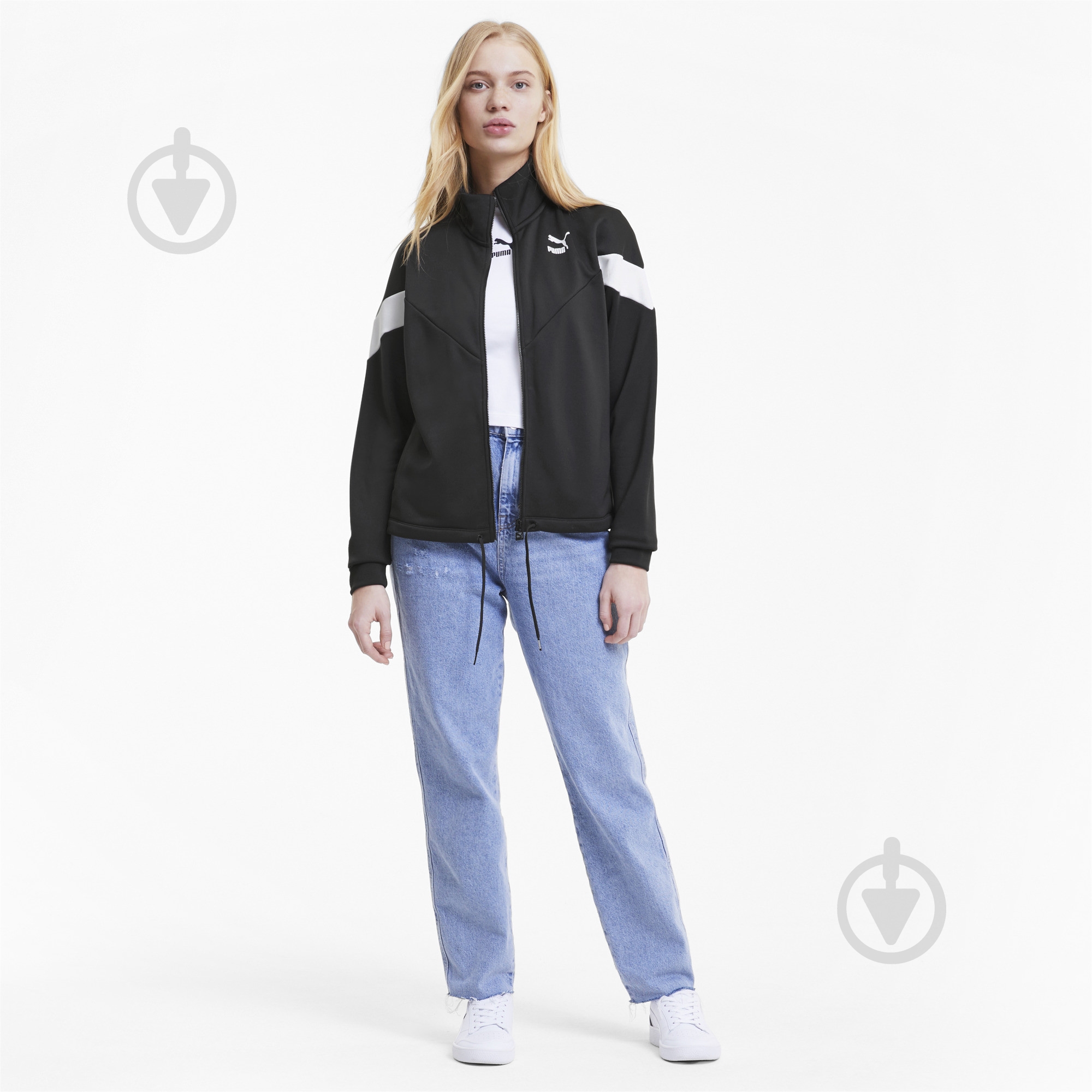 Джемпер Puma Classics MCS Track Jacket 59765901 р. L черный - фото 5