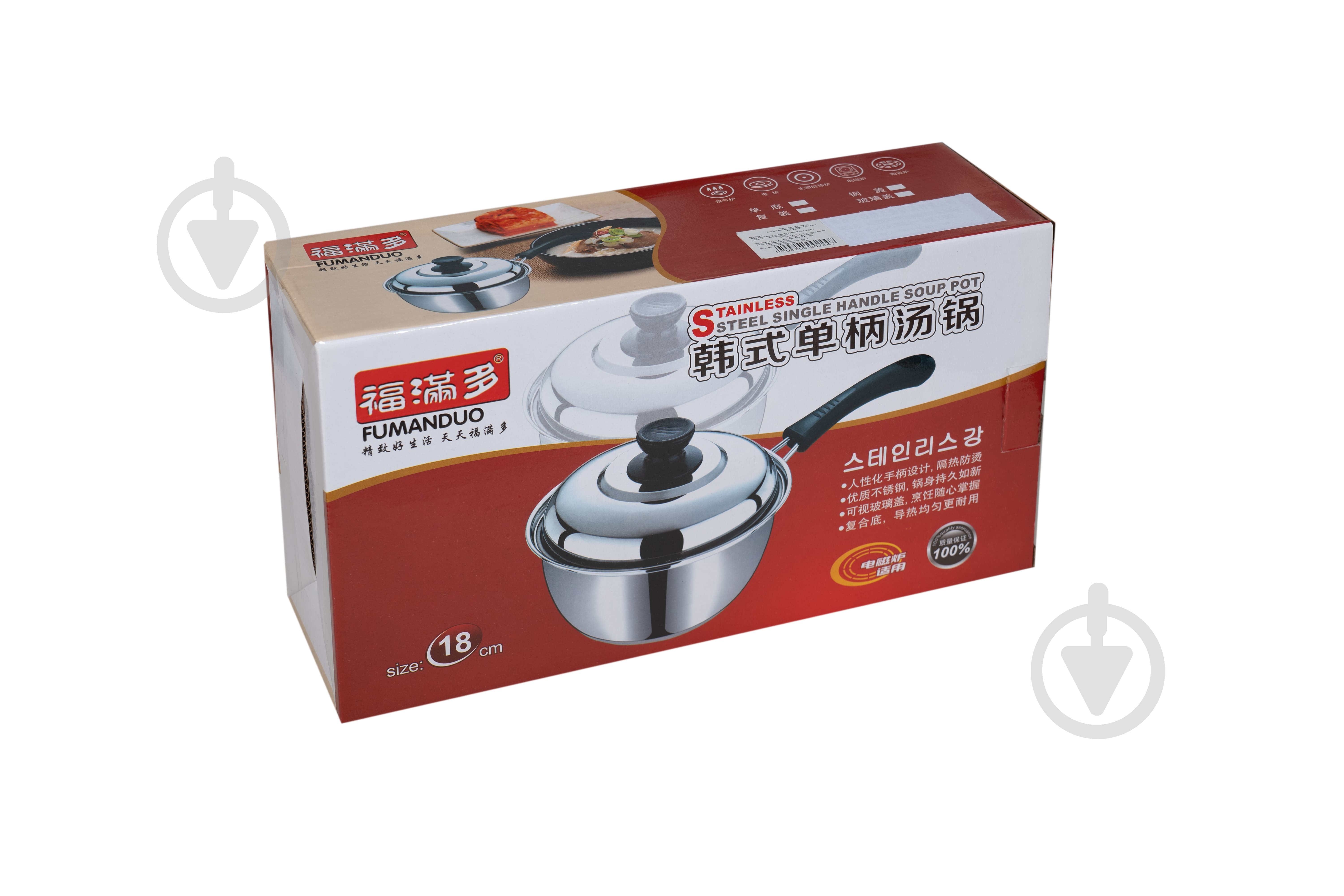 Ківш з кришкою Kornel 2 л 18 см KL-69 - фото 4