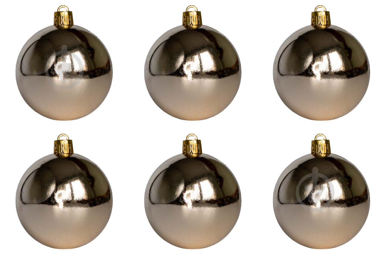 Набор елочных шаров Девилон 251543 d60 мм 6 шт./уп. - фото 2 Набор елочных шаров Девилон 251543 d60 мм 6 шт./уп. - фото 2