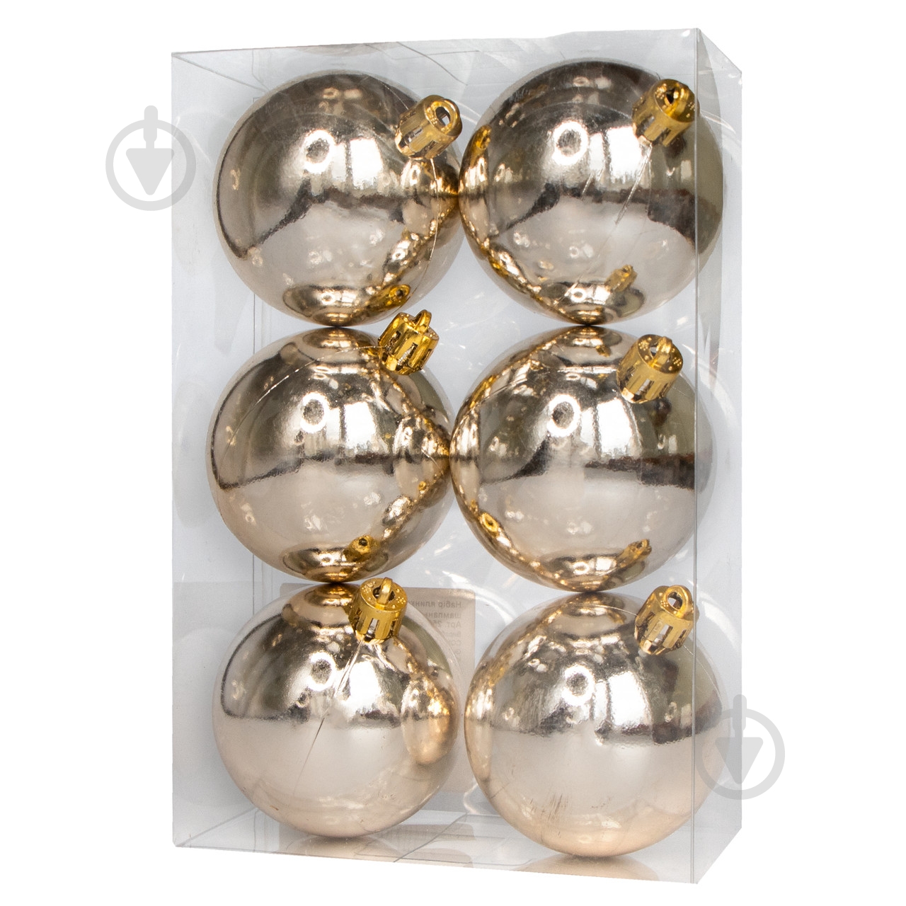 Набор елочных шаров Девилон 251543 d60 мм 6 шт./уп. - фото 1 Набор елочных шаров Девилон 251543 d60 мм 6 шт./уп. - фото 1