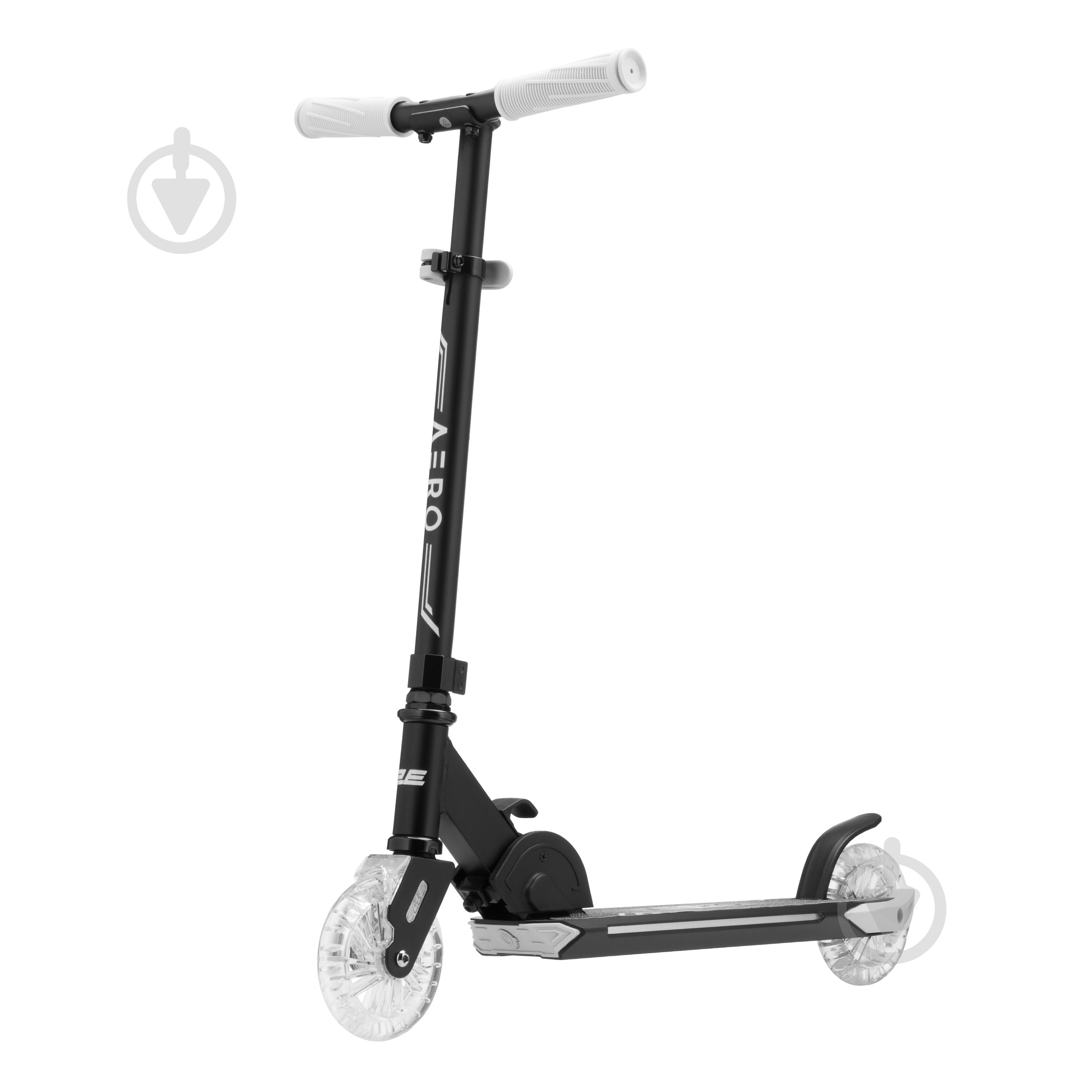 Самокат 2E чорний AERO-125-RGB - фото 4