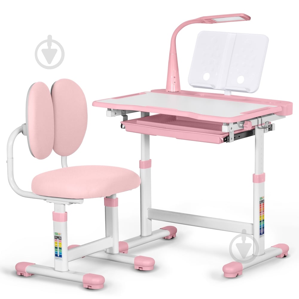 Комплект мебели детский Evo-kids BD-20 PN - фото 1 Комплект мебели детский Evo-kids BD-20 PN - фото 1