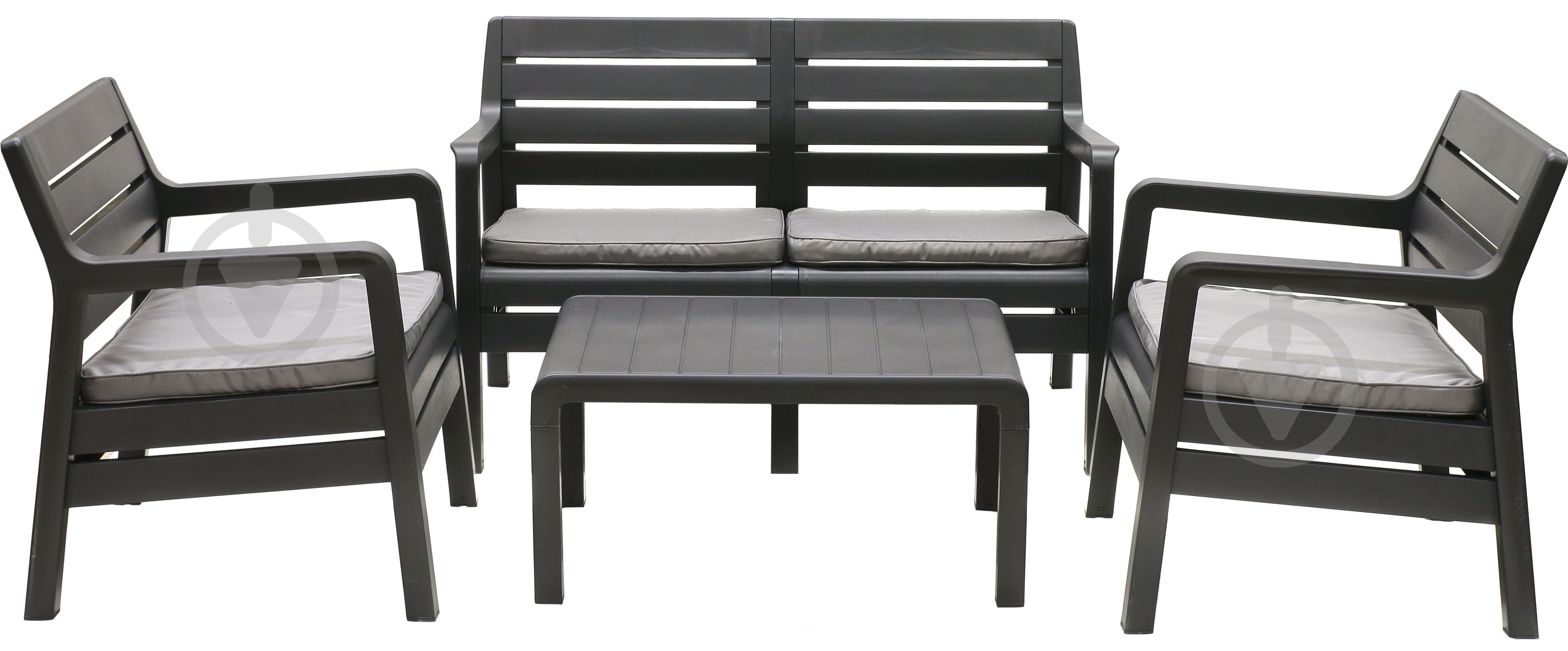 Комплект мебели Keter Delano set 121 графит - фото 2