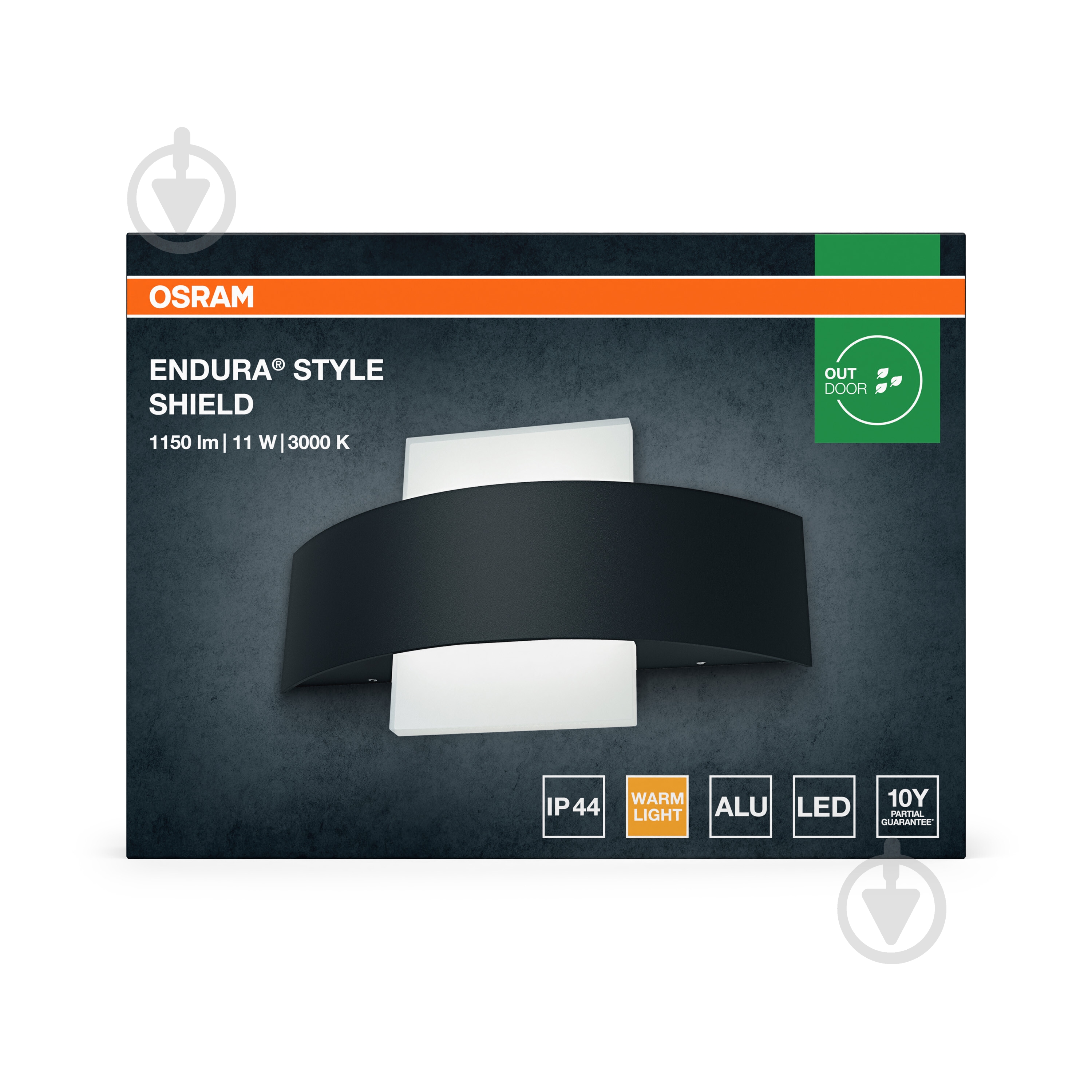 Світильник вуличний настінний Osram ENDURA Style Shield Square 11 Вт IP44 темно-сірий - фото 8