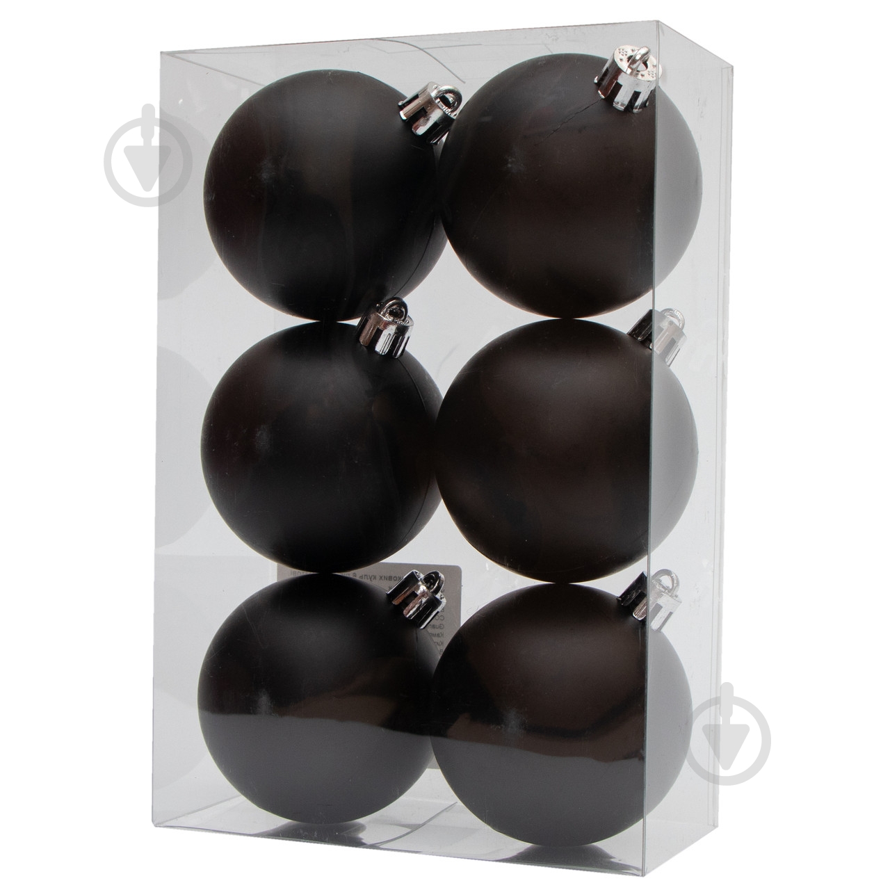 Набор елочных шаров Девилон 251611 d60 мм 6 шт./уп. - фото 1