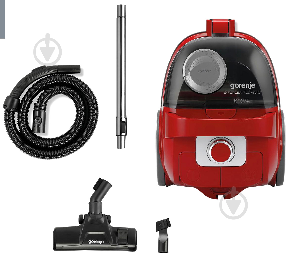 Пылесос Gorenje VC1901GACRCY - фото 6 Пылесос Gorenje VC1901GACRCY - фото 6