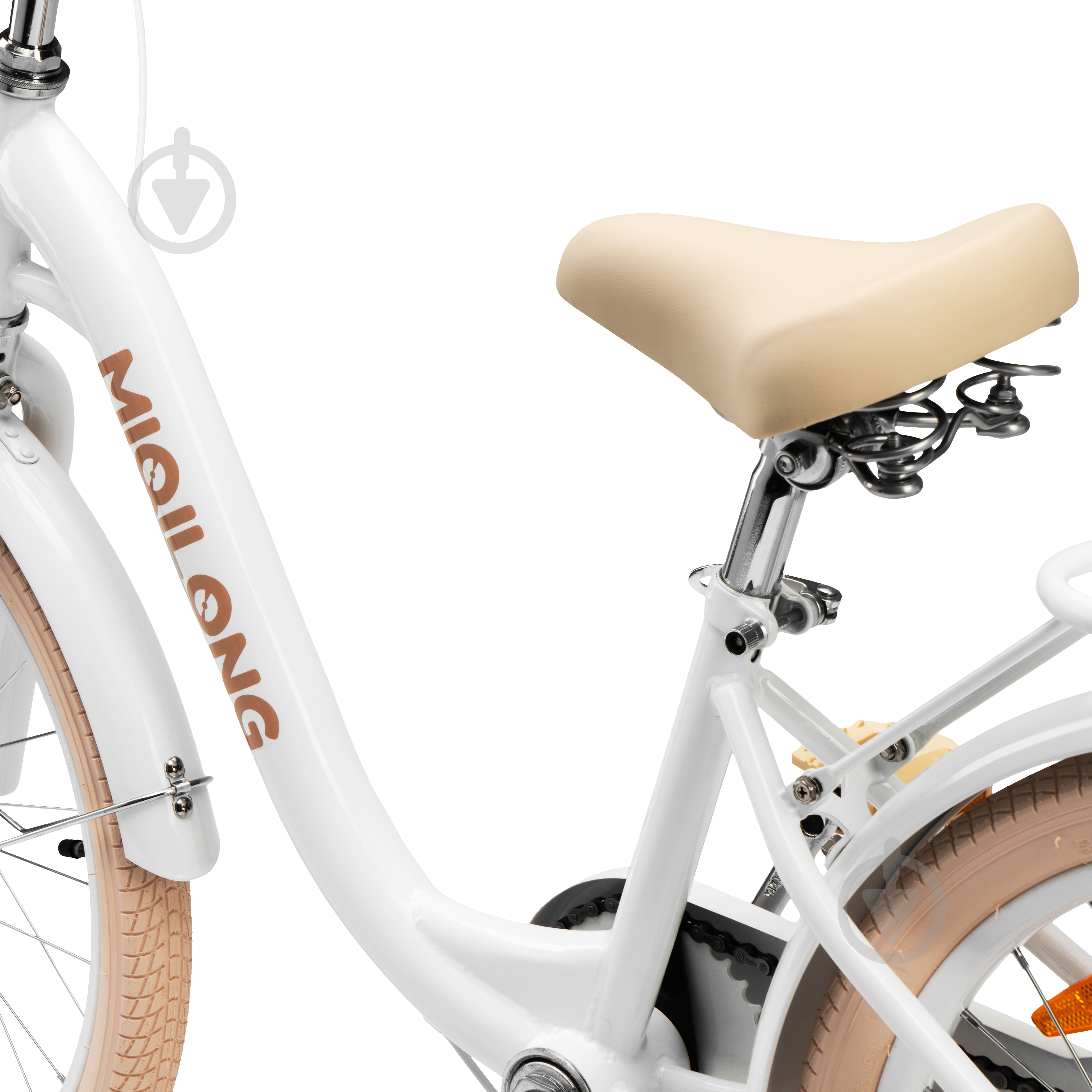 Велосипед детский Miqilong белый RBB-LS20-PEARL - фото 12 Велосипед детский Miqilong белый RBB-LS20-PEARL - фото 12