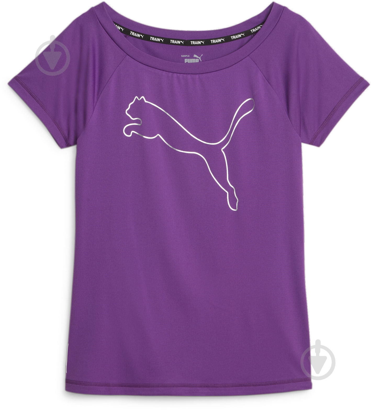 Футболка Puma TRAIN FAVORITE JERSEY CAT TEE 52242030 р.S фіолетовий - фото 1