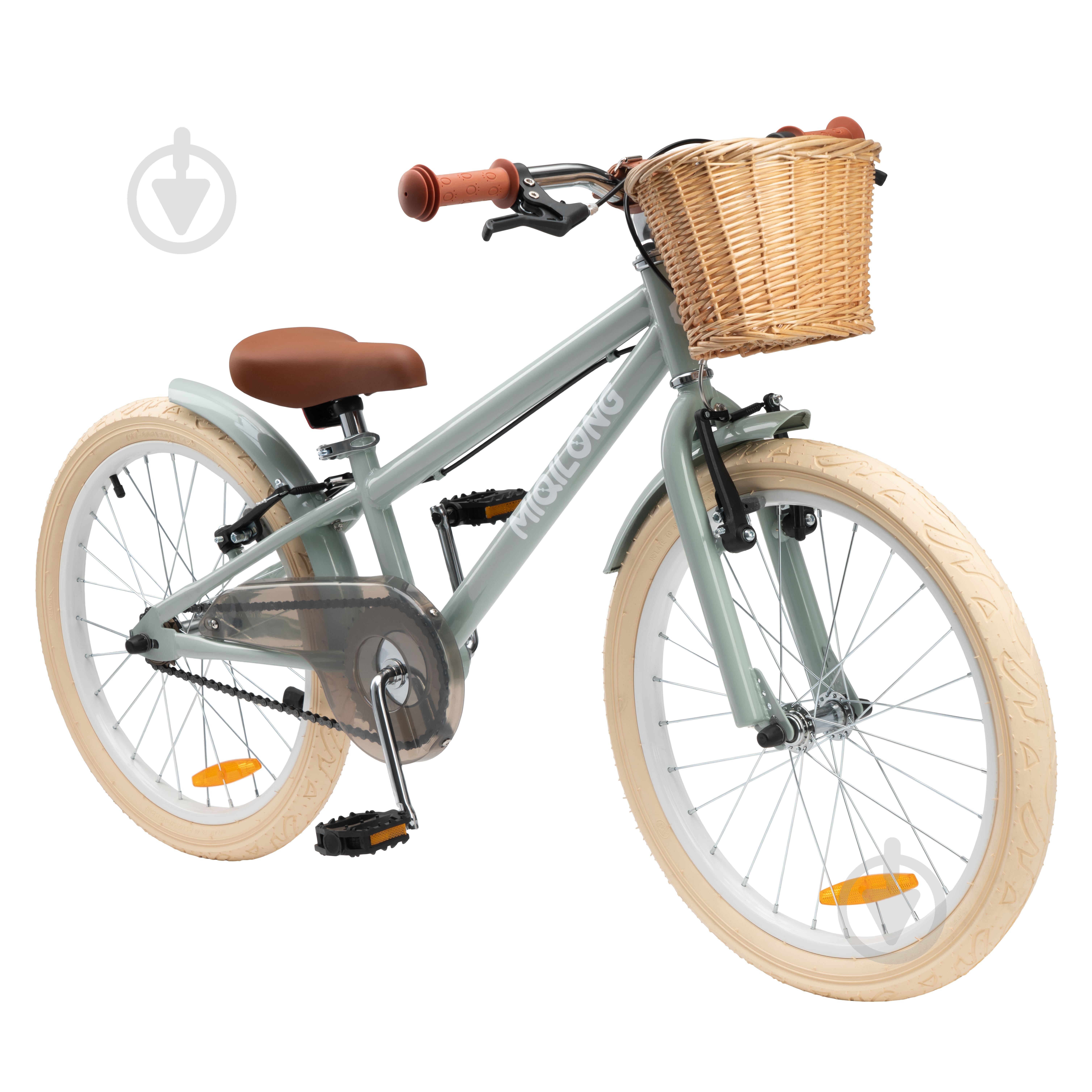 Велосипед дитячий Miqilong оливковий RBB-RM20-OLIVE - фото 2 Велосипед дитячий Miqilong оливковий RBB-RM20-OLIVE - фото 2