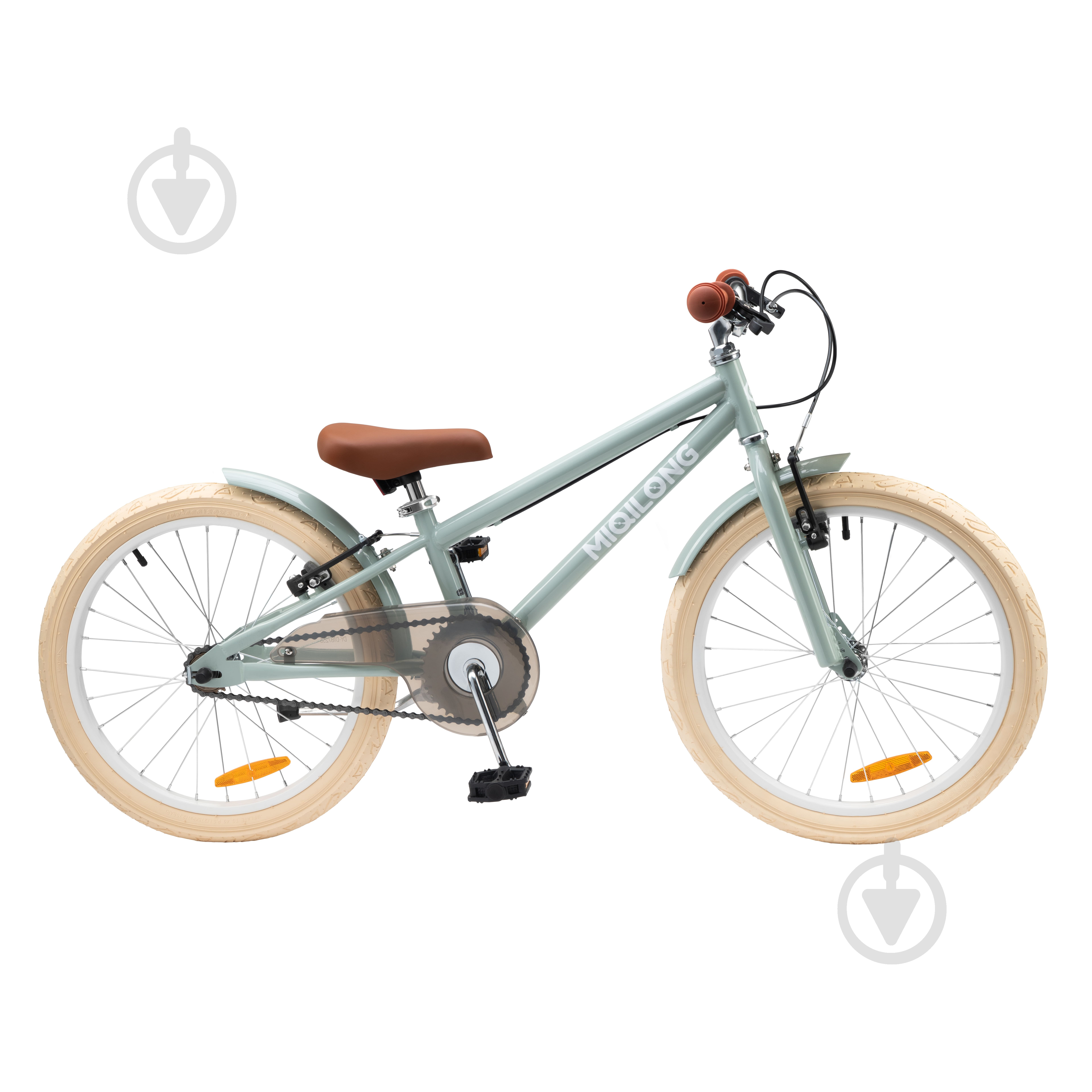 Велосипед дитячий Miqilong оливковий RBB-RM20-OLIVE - фото 4 Велосипед дитячий Miqilong оливковий RBB-RM20-OLIVE - фото 4