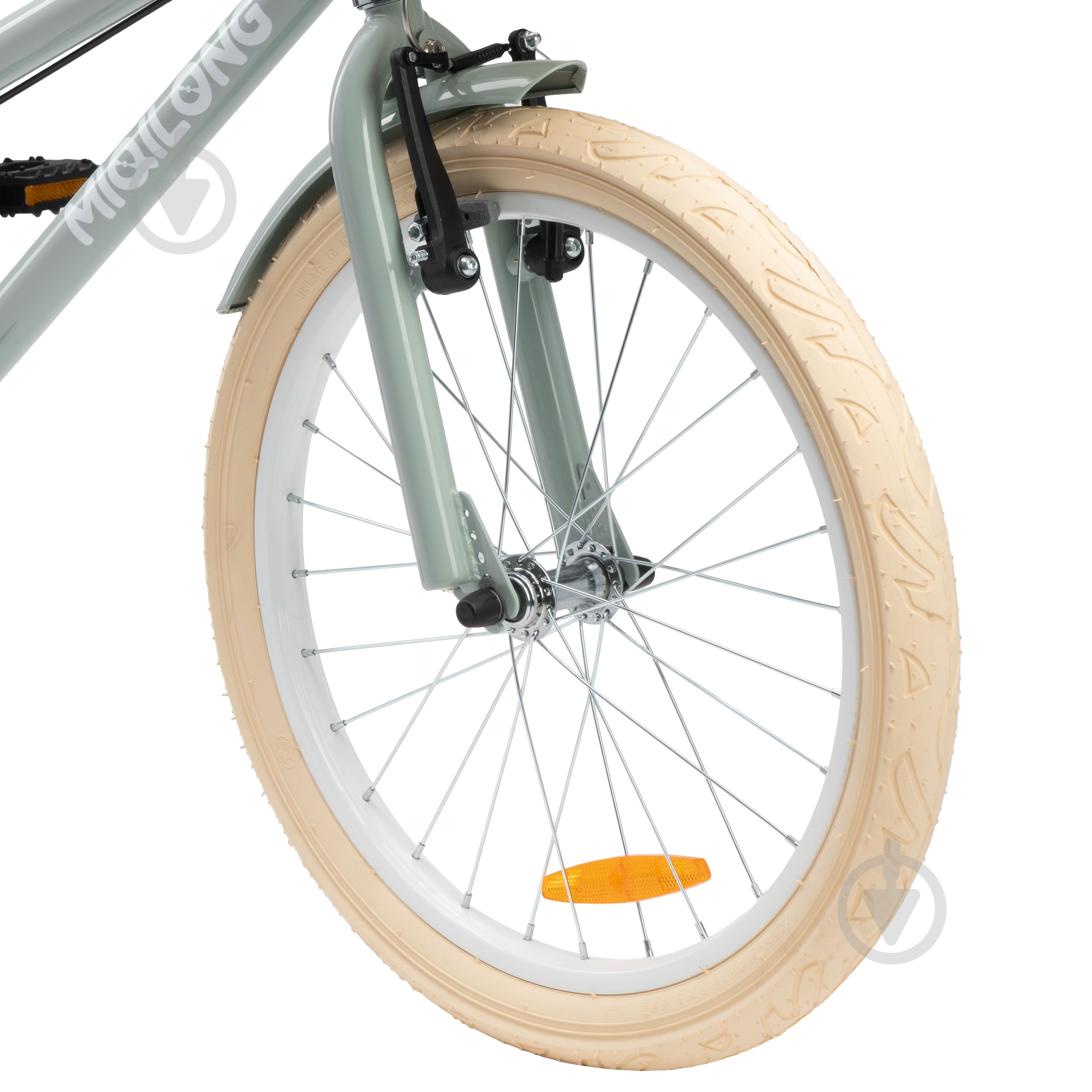 Велосипед дитячий Miqilong оливковий RBB-RM20-OLIVE - фото 9 Велосипед дитячий Miqilong оливковий RBB-RM20-OLIVE - фото 9