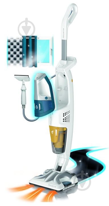 Пылесос Rowenta RY8561WH Steam Multi white/blue - фото 5 Пылесос Rowenta RY8561WH Steam Multi white/blue - фото 5