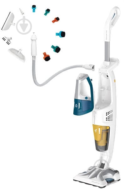 Пылесос Rowenta RY8561WH Steam Multi white/blue - фото 1 Пылесос Rowenta RY8561WH Steam Multi white/blue - фото 1