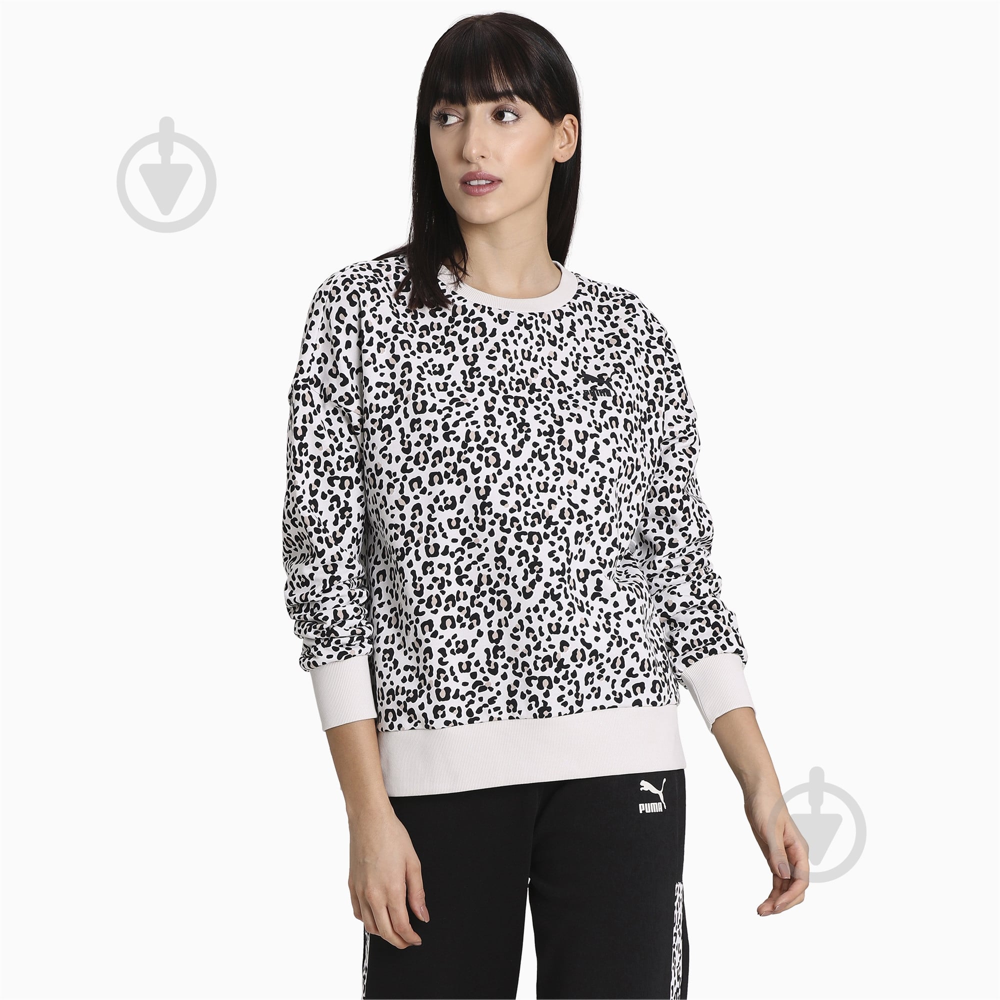 Джемпер Puma Classics Graphics Crew 59772899 р. S разноцветный - фото 1