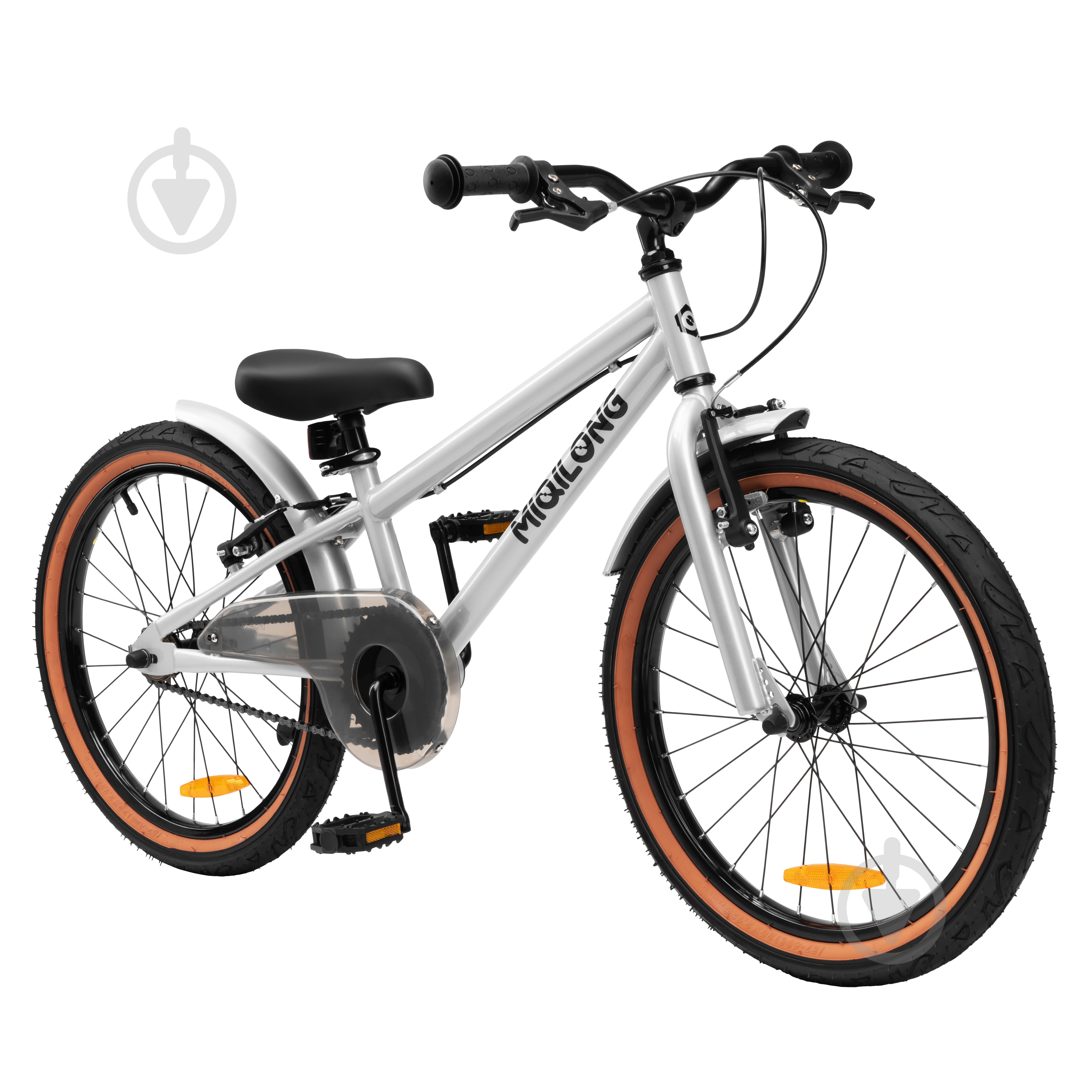 Велосипед детский Miqilong серебряный RBB-ST20-SILVER - фото 1