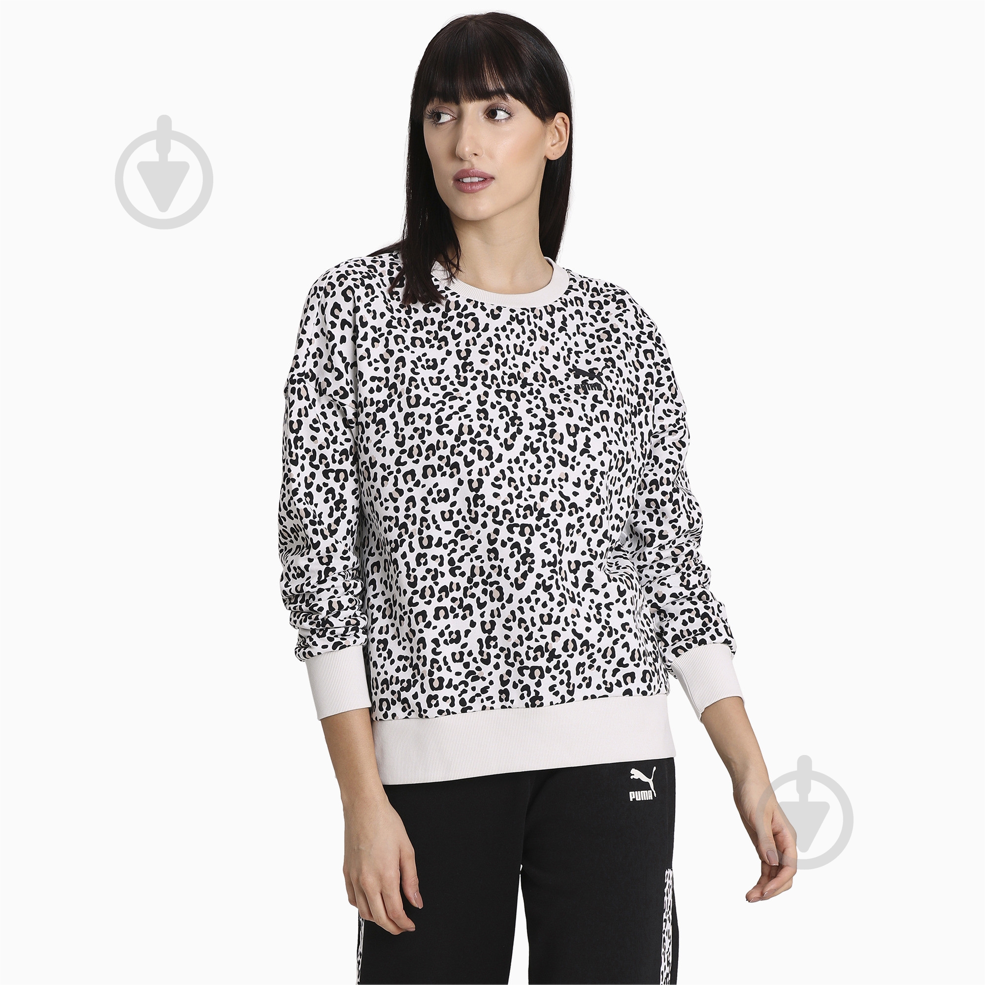 Джемпер Puma Classics Graphics Crew 59772899 р. M разноцветный - фото 1