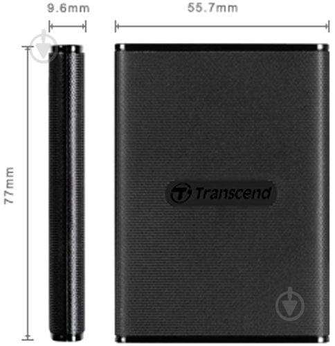SSD-накопичувач Transcend ESD270C 250GB USB Type-C 3D TLC NAND (TS250GESD270C) - фото 8 SSD-накопичувач Transcend ESD270C 250GB USB Type-C 3D TLC NAND (TS250GESD270C) - фото 8