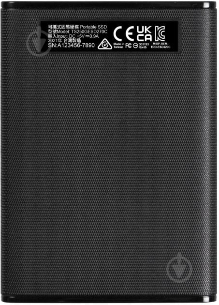 SSD-накопичувач Transcend ESD270C 250GB USB Type-C 3D TLC NAND (TS250GESD270C) - фото 6 SSD-накопичувач Transcend ESD270C 250GB USB Type-C 3D TLC NAND (TS250GESD270C) - фото 6