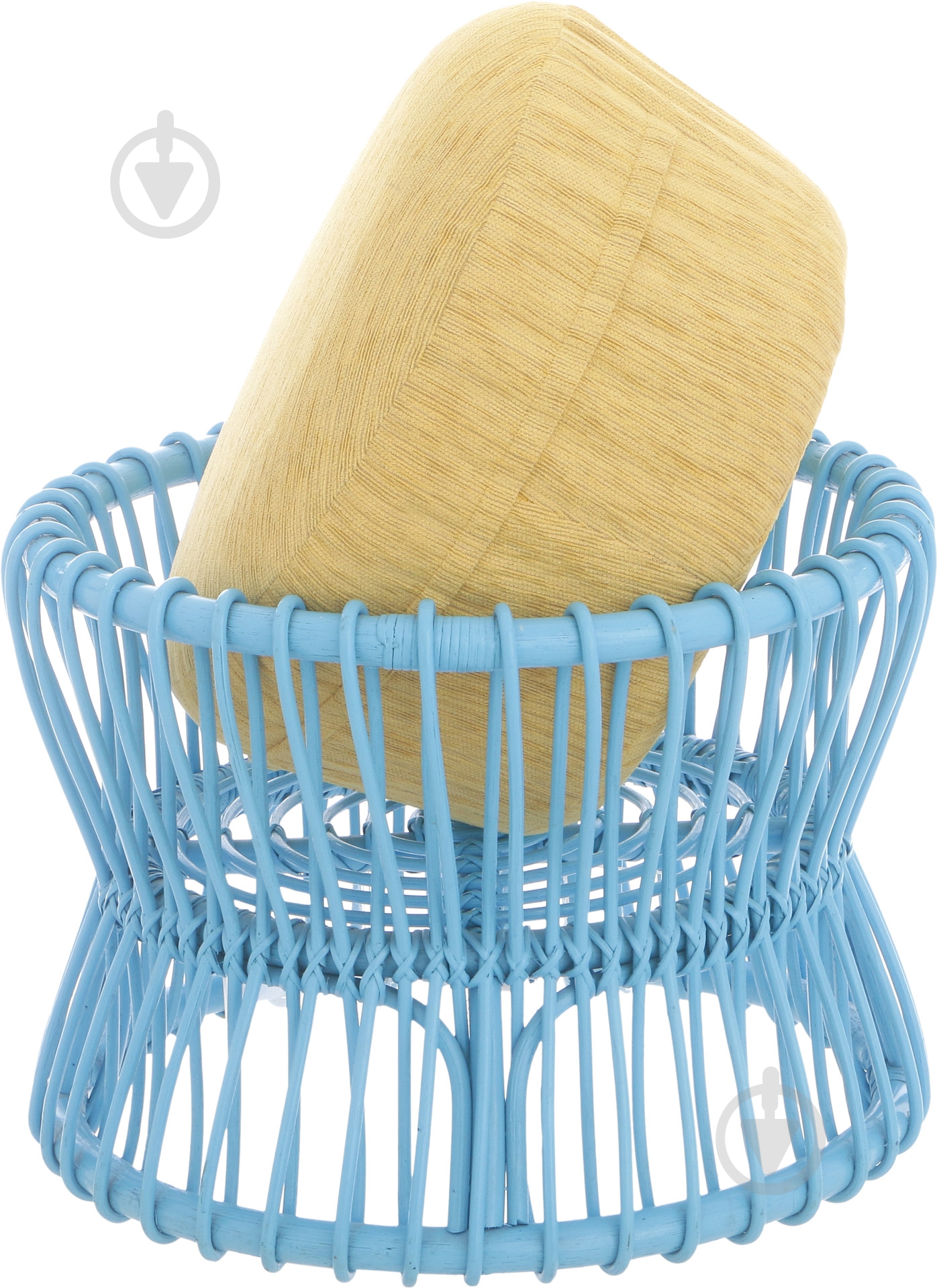 Пуф Cruzo PAD голубой - фото 3 Пуф Cruzo PAD голубой - фото 3