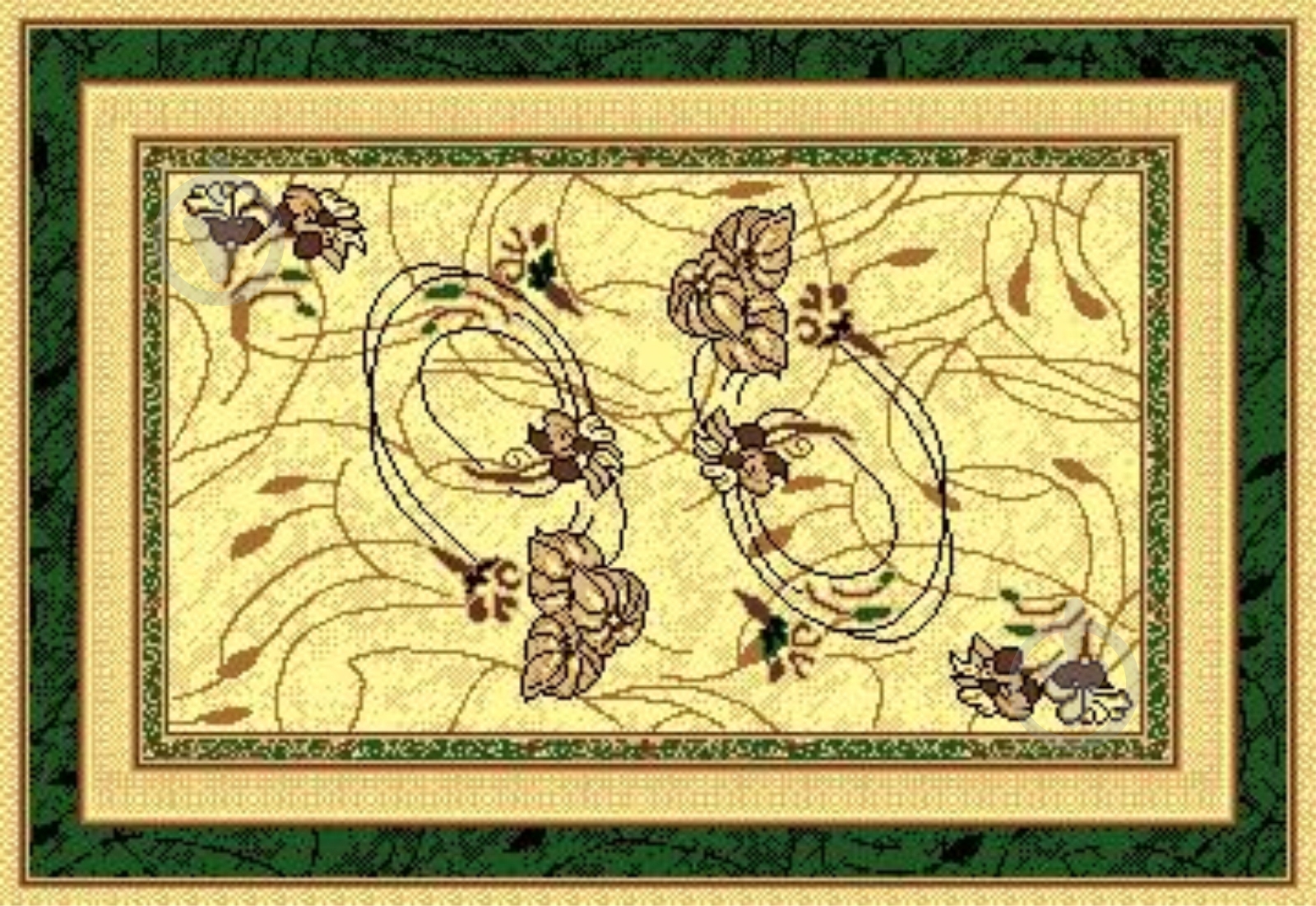 Килим Karat Carpet Gold 094/123 0,6x1,1 м - фото 1 Килим Karat Carpet Gold 094/123 0,6x1,1 м - фото 1