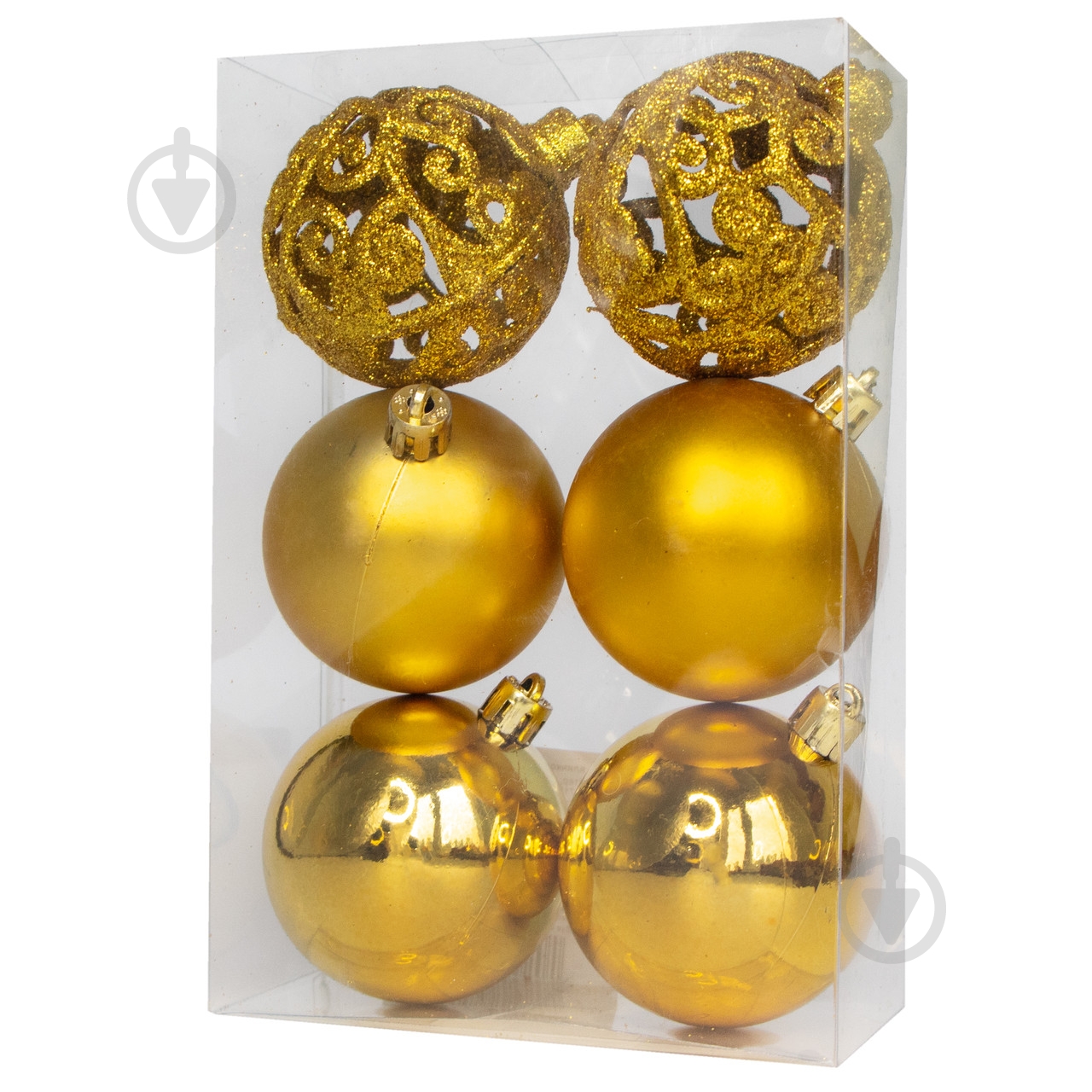 Набор елочных шаров Девилон 251710 d60 мм 6 шт./уп. - фото 1