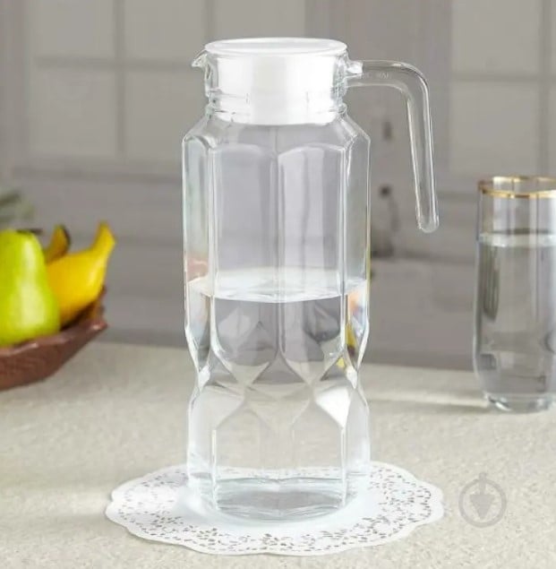 Кувшин с крышкой Luminarc Octime Diamond 1,3 л L7351 - фото 2 Кувшин с крышкой Luminarc Octime Diamond 1,3 л L7351 - фото 2