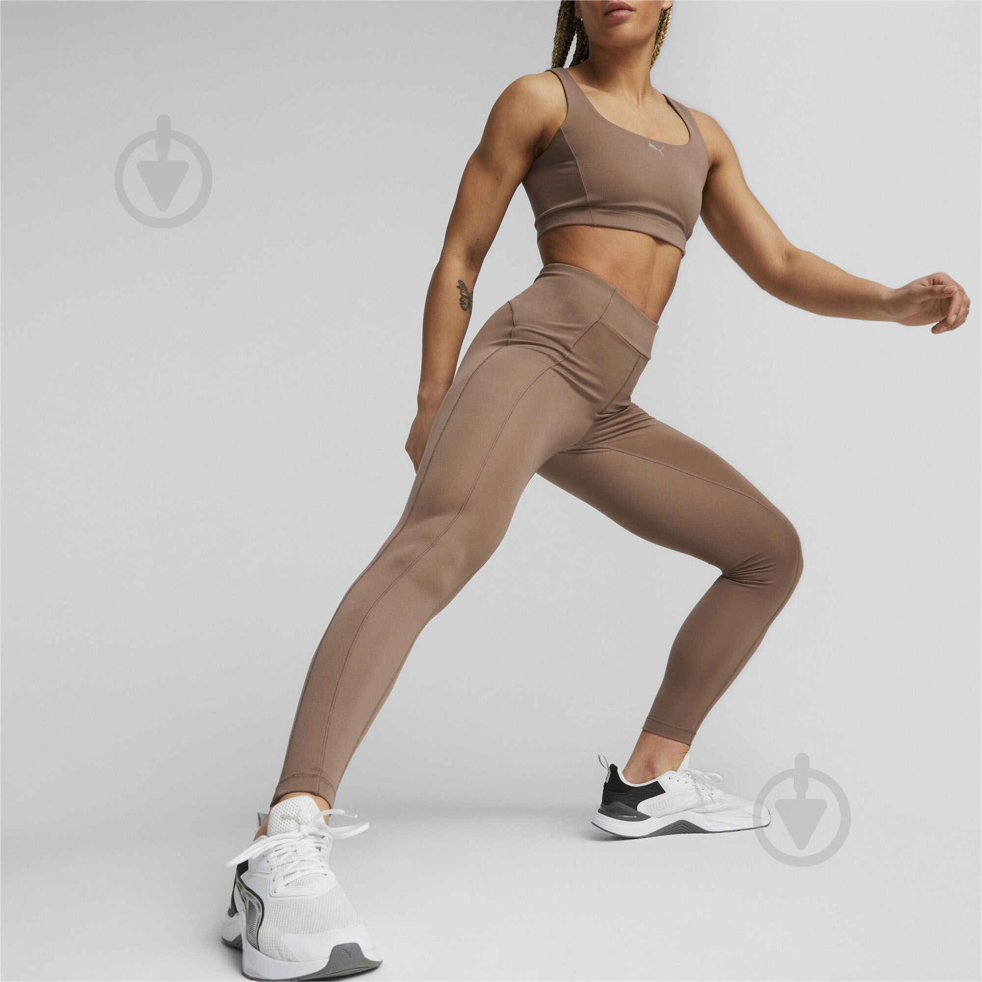 Лосини Puma CLOUDSPUN RIB ULTRA HW FL TIGHT 52382995 р.XS бежевий - фото 3 Лосини Puma CLOUDSPUN RIB ULTRA HW FL TIGHT 52382995 р.XS бежевий - фото 3