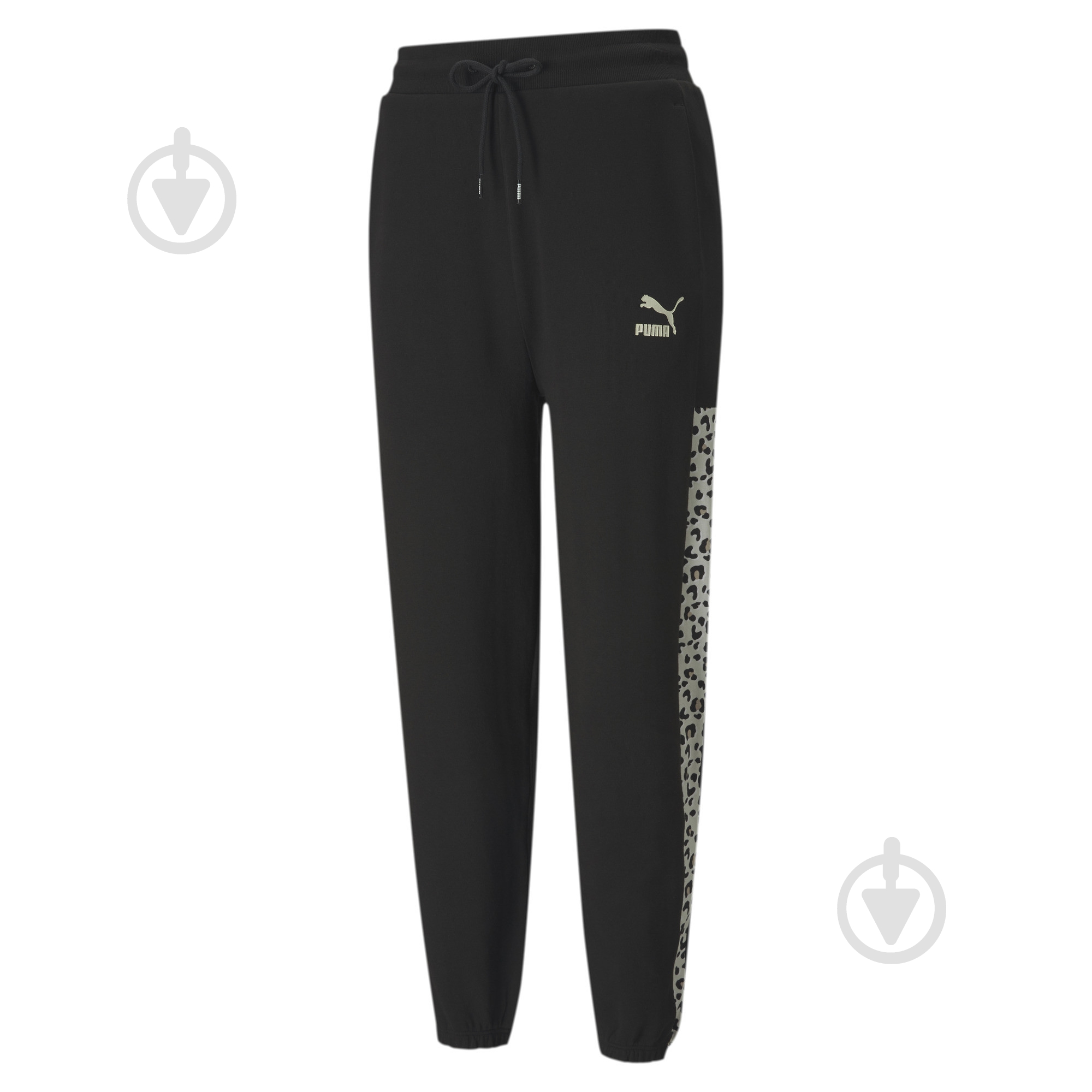 Брюки Puma Classics Graphics Track Pant 59773551 р. L черный - фото 2