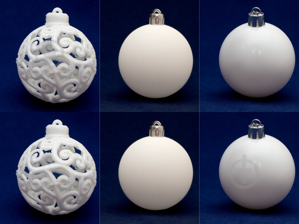 Набор елочных шаров Девилон 251734 d60 мм 6 шт./уп. - фото 2 Набор елочных шаров Девилон 251734 d60 мм 6 шт./уп. - фото 2