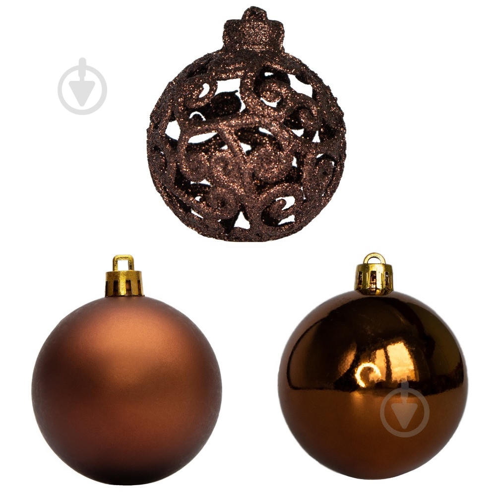 Набор елочных шаров Девилон 251741 d60 мм 6 шт./уп. - фото 2 Набор елочных шаров Девилон 251741 d60 мм 6 шт./уп. - фото 2