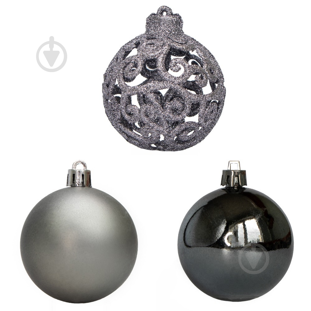 Набор елочных шаров Девилон 251758 d60 мм 6 шт./уп. - фото 2 Набор елочных шаров Девилон 251758 d60 мм 6 шт./уп. - фото 2