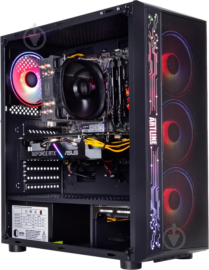 Компьютер персональный Artline Gaming X77 (X77v56Win) black - фото 5