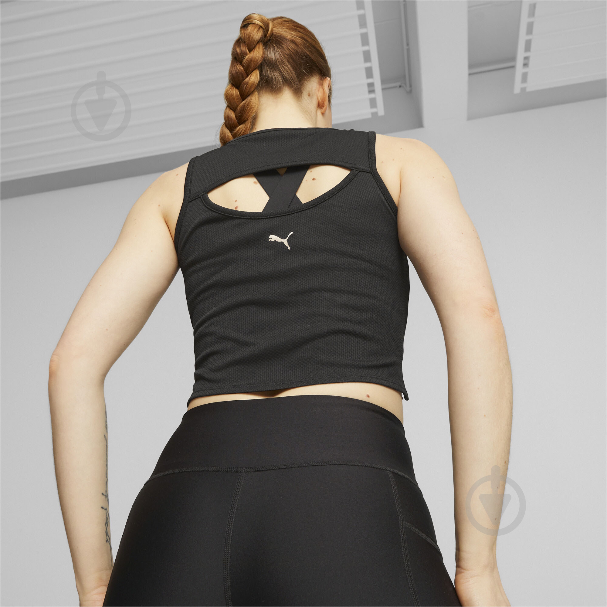 Майка Puma PUMA FIT SKIMMER TANK 52384251 р.XS черный - фото 5