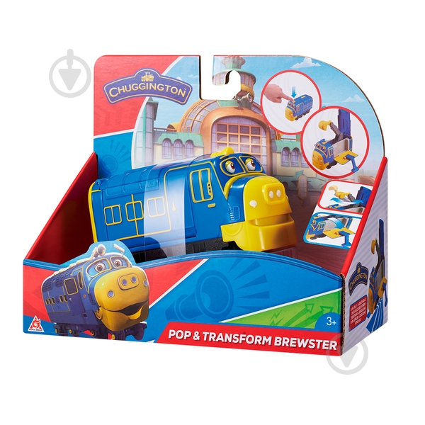 Паровозик Chuggington Брюстер «Играй и трансформируй» EU890102 - фото 1 Паровозик Chuggington Брюстер «Играй и трансформируй» EU890102 - фото 1