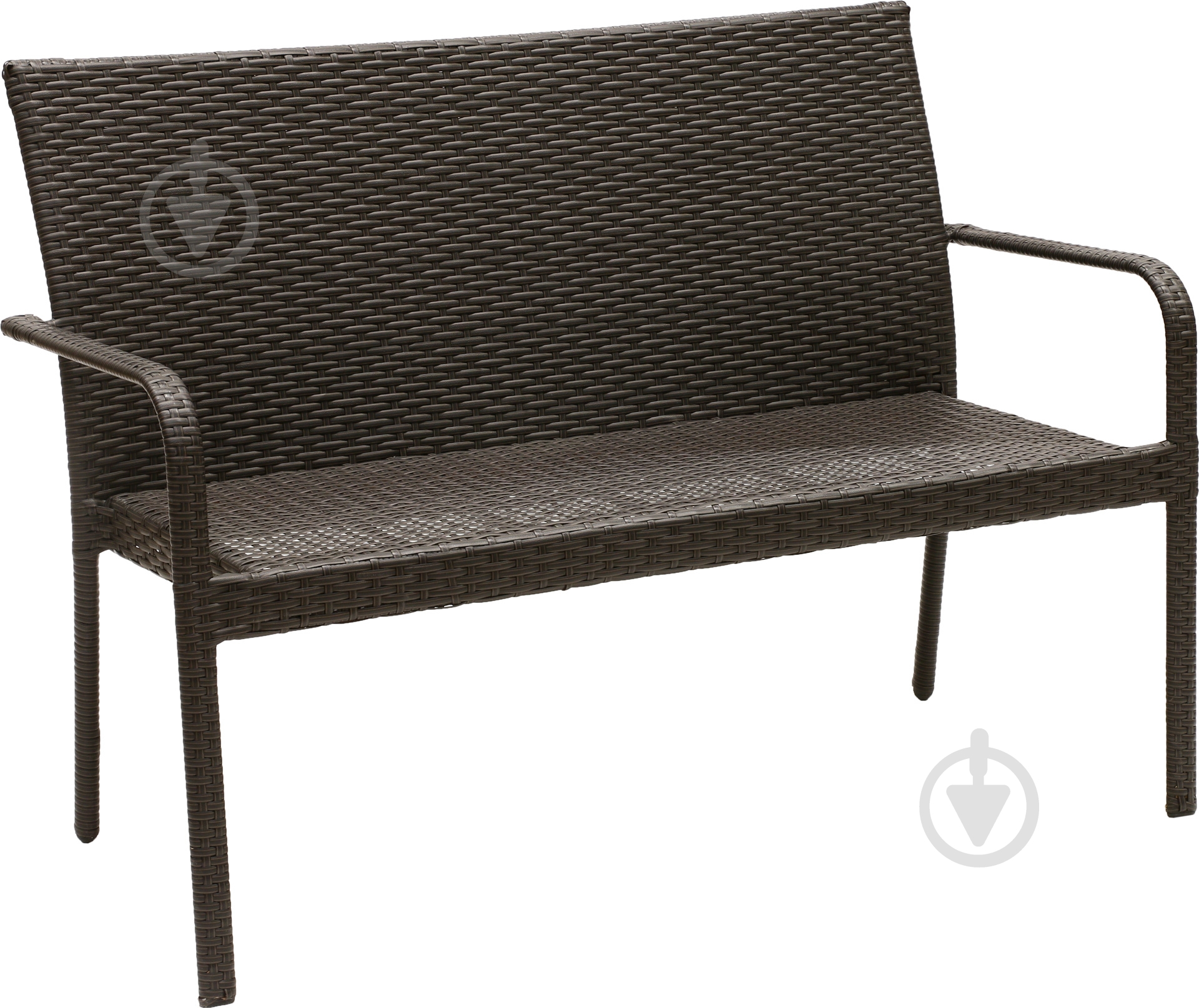 Диван садовый Indigo HYC-005D 63х123 см коричневый - фото 1
