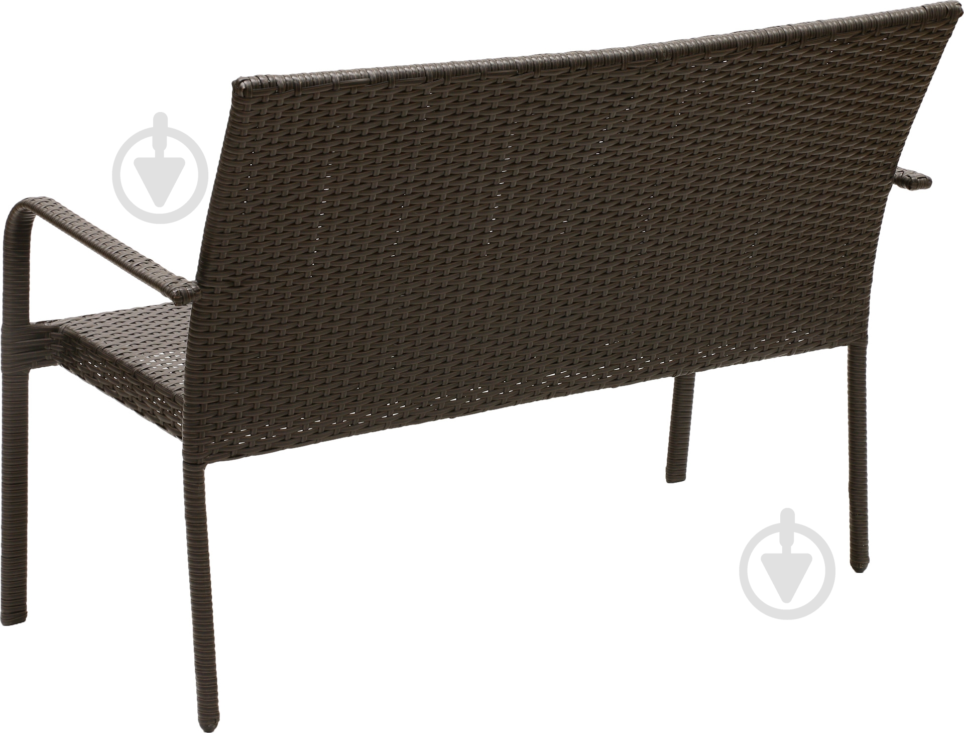 Диван садовый Indigo HYC-005D 63х123 см коричневый - фото 3