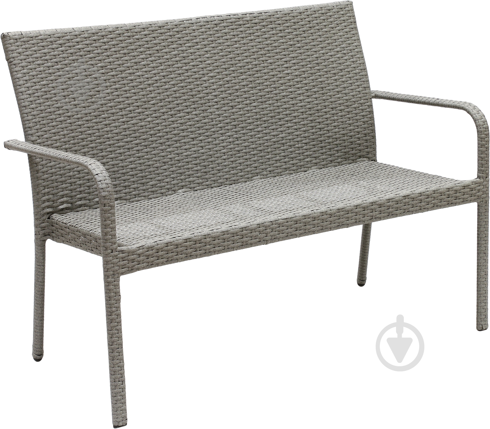 Диван садовый Indigo HYC-005D 63х123 см серый - фото 1