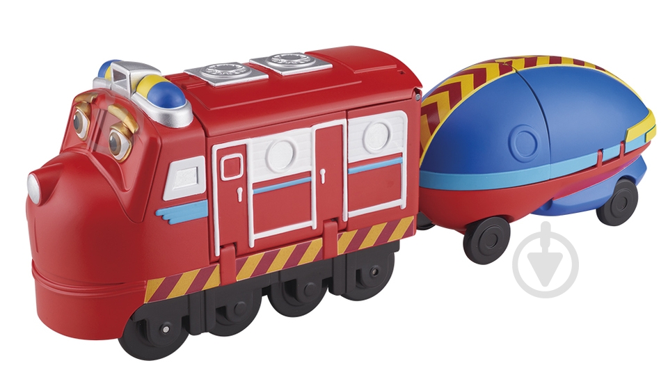 Паровозик Chuggington Вілсон з причепом «Грай і трансформуй» EU890201 - фото 3 Паровозик Chuggington Вілсон з причепом «Грай і трансформуй» EU890201 - фото 3